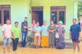 Pemerintah Desa Lubuk Besar Salurkan Bantuan kepada Warga Terdampak Banjir.