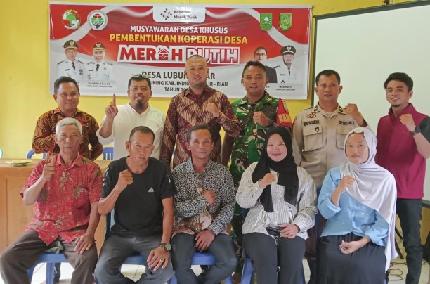 Musyawarah Desa Khusus Pembentukan Koperasi Merah Putih Desa Lubuk Besar Tahun 2025