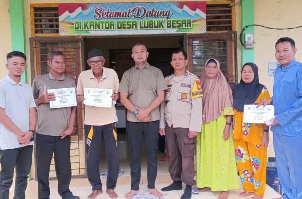 PENYALURAN BLT DANA DESA TRIWULAN II DI DESA LUBUK BESAR: 31 KPM TERIMA BANTUAN UNTUK BULAN APRIL–JUNI 2025